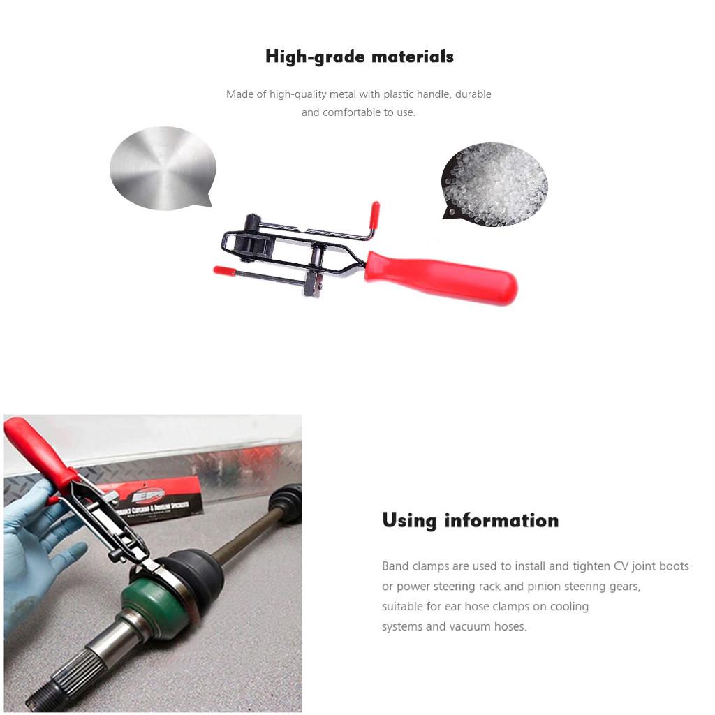 Пыленепроницаемый зажим для пучка ботинок, плоскогубцы для автомобильного ремня, инструмент для зажима ботинка с ШРУСом