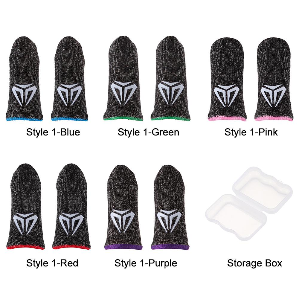 1 Pair Boy Gift Cover Breathable Game Fingertip Gloves Touch Screen Finger Cots Anti-slip