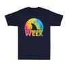 Shark Vintage Ocean Wildlife Summer 2025 Shark Rainbow Retro Unisexs Tshirt