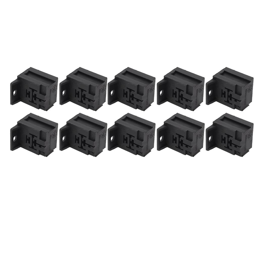 10 шт. 5P 40A релейный разъем с 50 шт. клеммами для автомобильных сигнализаций, фар, дистанционного запуска