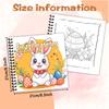 1pc,Easter Colouring Book - Teen Colouring Book - 30 Sheets, 8.3x 8.3 Inches, Adult Stress Relief, Birthday, Easter Gift