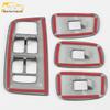 XC60 Lifter Switch Decorative Frame: Fits 18 Models, Car Window Glass Armrest Switch Button Sequin Sticker