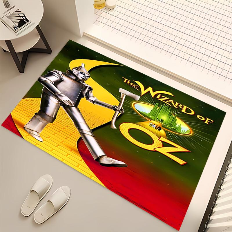 1pc The Wizard of Oz Print Area Rug - Soft, Washable Non-Slip Indoor Mat, Living Room, Home Office Decorative Rug,Office Decorative
