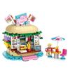 LOZ Amusement Park Series Nanoblock 443 Pieces, Amusement Park Burger Court, Korean Popular Toys