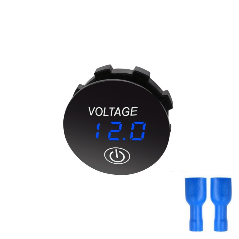 DC 12V-24V Digital Panel Voltmeter Voltage Meter Tester Led Display For Car Auto Motorcycle Boat ATV Truck Refit Accessories
