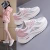 Молодежные женские студенческие спортивные туфли для улицы, дышащие, удобные, на платформе, кроссовки для бега на открытом воздухе, нескользящие, повседневные