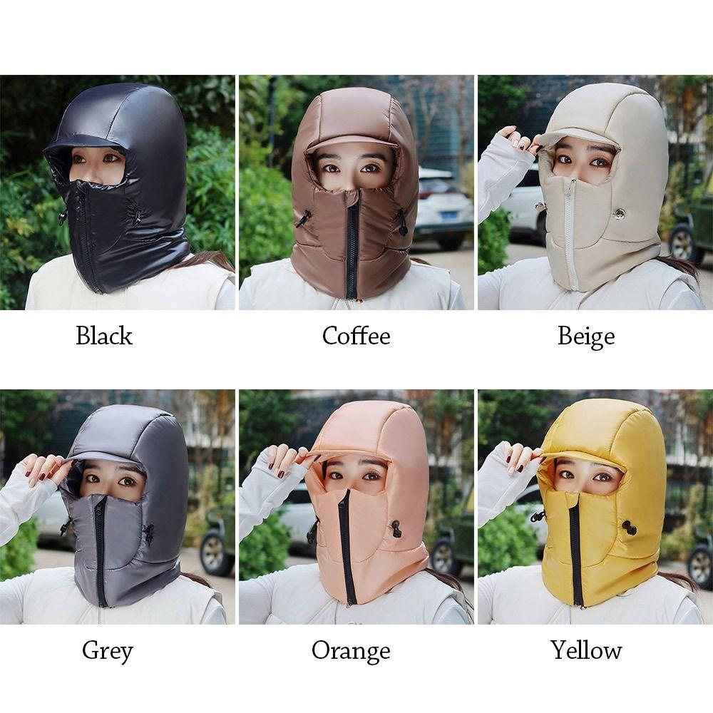 Warm Winter Cap Cycling Ushanka Fur Hat Outdoors Ski Russian Cap  for Men Women