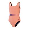 Girls Belted One Piece Swimsuit