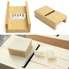 1pc Wooden Beveler Planer Sharp Blade Soap Candle Mold Cutter Craft Making Tool