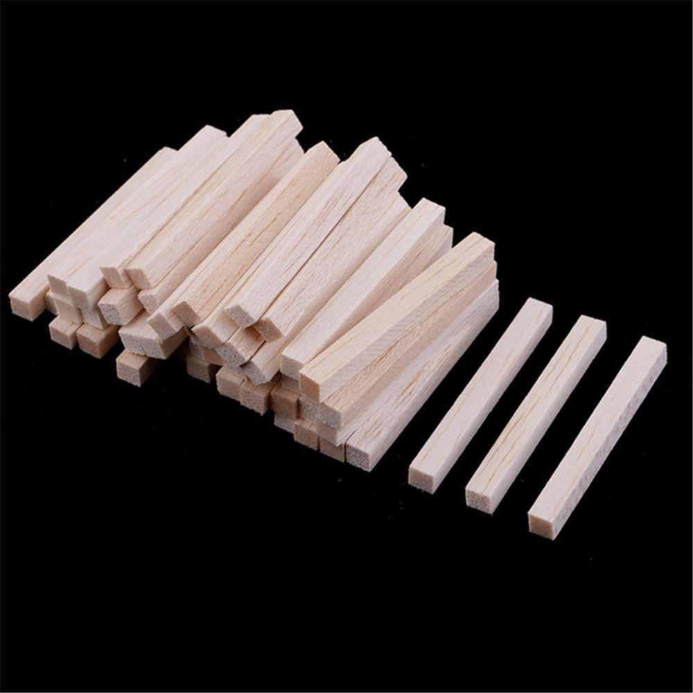 Kids Children Building Model Square Wooden Rods Educational Toys Counting Stick Wooden Diy Craft