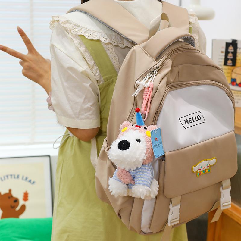 Популярный кулон в виде щенка вест-хайленд-вайт-терьера, плюшевая кукла, милый наряженный пес, брелок-шарм, кукла-собака с каракулями