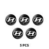 2/5/10pcs Car Door Lock Keyhole Protection Stickers Emblem For Hyundai Tucson IX35 I30 I20 Kona Coupe Veloster I40 Getz AH4