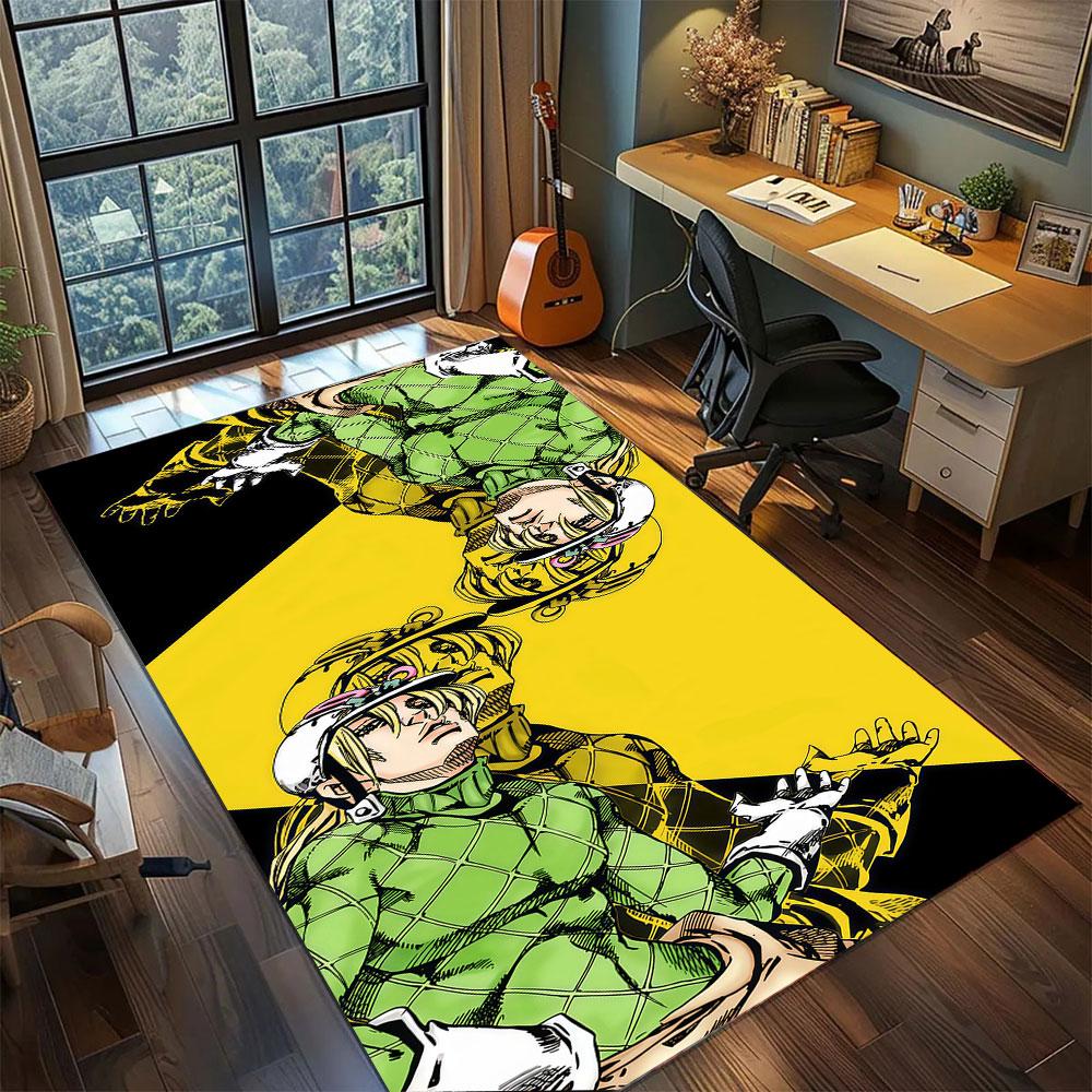Ковер Stardust Crusaders JoJo для гостиной, спальни, домашнего декора, крутой коврик из фильма, игровой коврик для пола