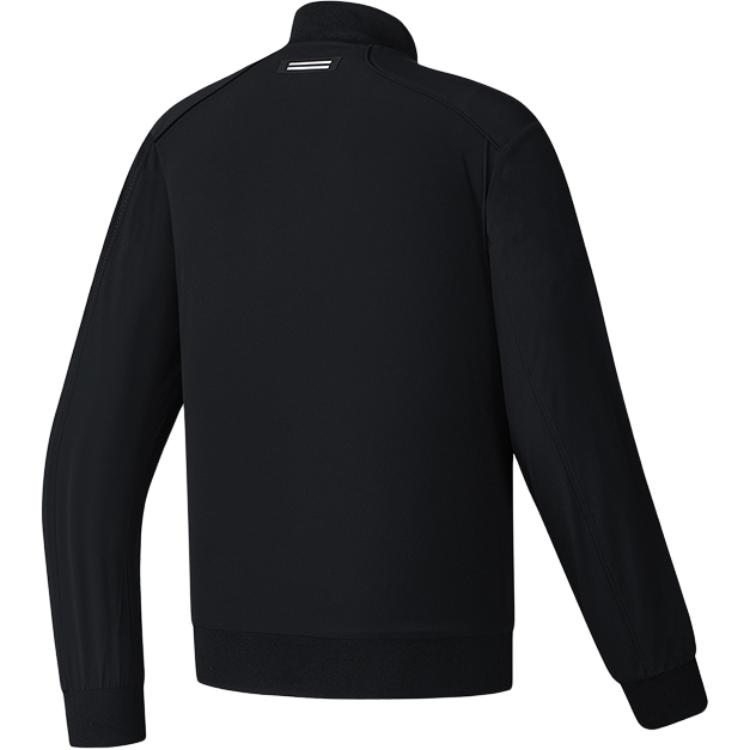 Fila Куртка мужская Golf Series Elite тканая с воротником-стойкой на молнии, эластичная, цвет глубокий черный A11M525719F-BK