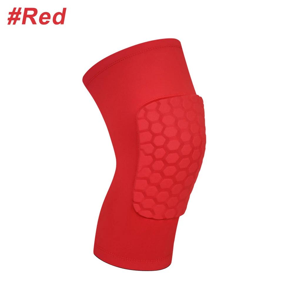 1Pcs Knee Pads Honeycomb Short Support For Youth Adults,Basketball Knee Guard Brace Compression Sleeve For Bike Sports