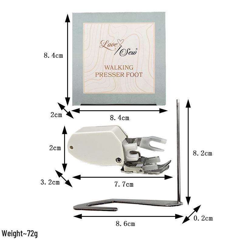 Многофункциональный набор прижимных лапок с направляющей, ножом, функциями оверлока и сборки для толстых материалов