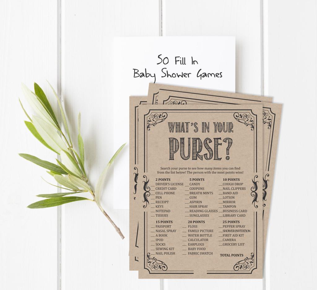 Inkdotpot 30A Baby ShowerA Лотерейный билет на подгузник Лотерея Вставка Карточки Принадлежности Игры Для Вечеринки по случаю рождения ребенка