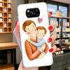 Dad And Baby Girl Boy Cover Phone Case For Xiaomi Poco F7 Ultra X7 X6 X5 Pro M7 Redmi 15C 15 13C 13 12C 12 10C 10 9A 9C 9T 9 She