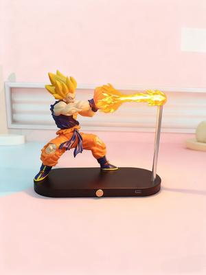 Нетоксичный новый ночник Dragon Ball Goku, модель-кукла Аниме для настольных украшений, креативный ночник в подарок на день рождения для детей