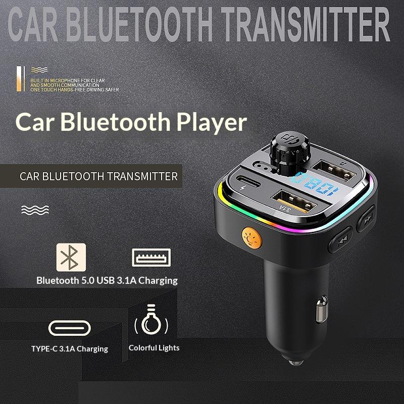 Bluetooth Handsfree FM-передатчик Автомобильная магнитола C26 Модулятор для автомобильной магнитолы MP3-плеер USB Адаптер супер быстрой зарядки Автомобильные аксессуары