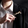 Брошь «Леопард» для мужчин и женщин, Тяжелая и Величественная, Брошь, инкрустированная бриллиантами, Высококлассная и Роскошная Брошь в виде Животного