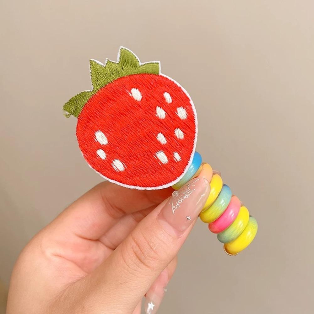 Colorful Hair Ties Spiral Coil Hair Rope Fashion Hair Accessories  Women