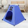Detachable Cats Cooling Tent for Indoor Outdoor Cats Play House Shelter Tent with Cushions Dog Cats Sleep Tent for Camping