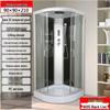 Home Shower Room with Wet/Dry Separation & Fan-Shaped Sliding Door