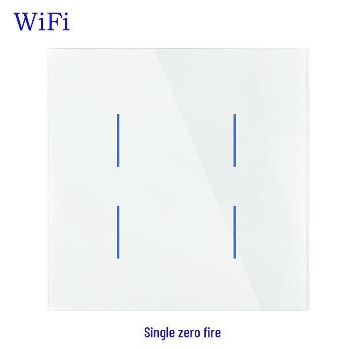Умный настенный переключатель WiFi для ЕС с голосовым управлением Alexa и Google, сенсорное и двойное управление