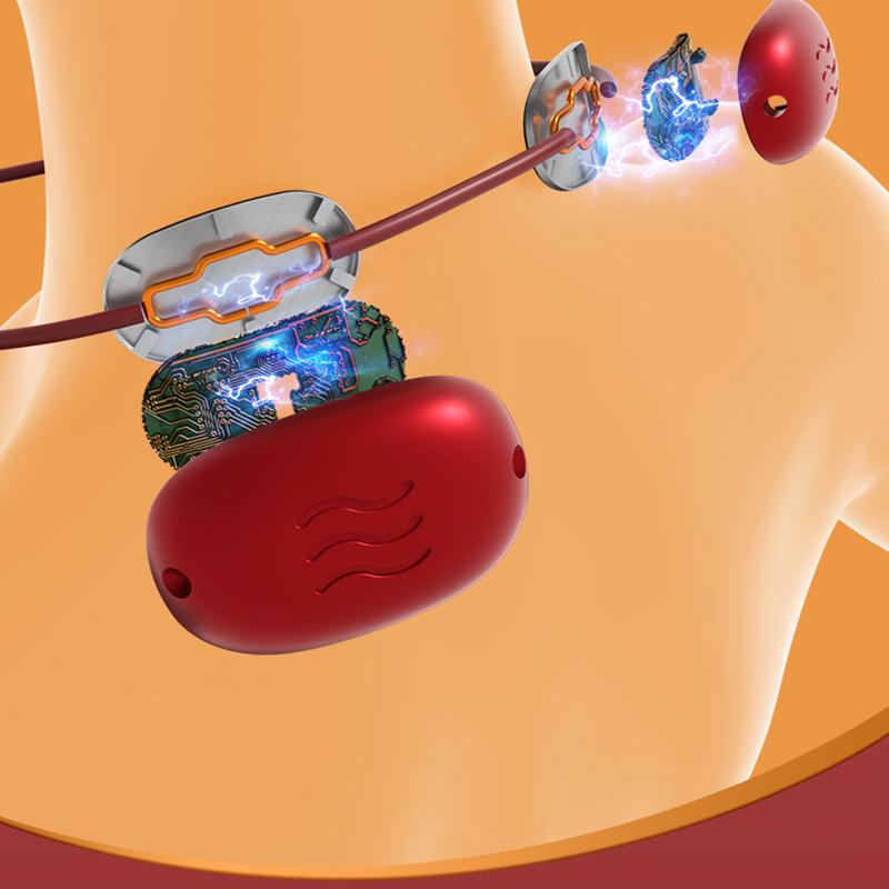 Умный протектор шеи шейный массажер портативный мини импульсный массажер для плеч шейный массаж компресс домашняя физиотерапия