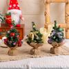 Christmas Luminous Star Christmas Tree Tabletop Ornaments, Small Christmas Tree Festive Atmosphere Dress Up Props