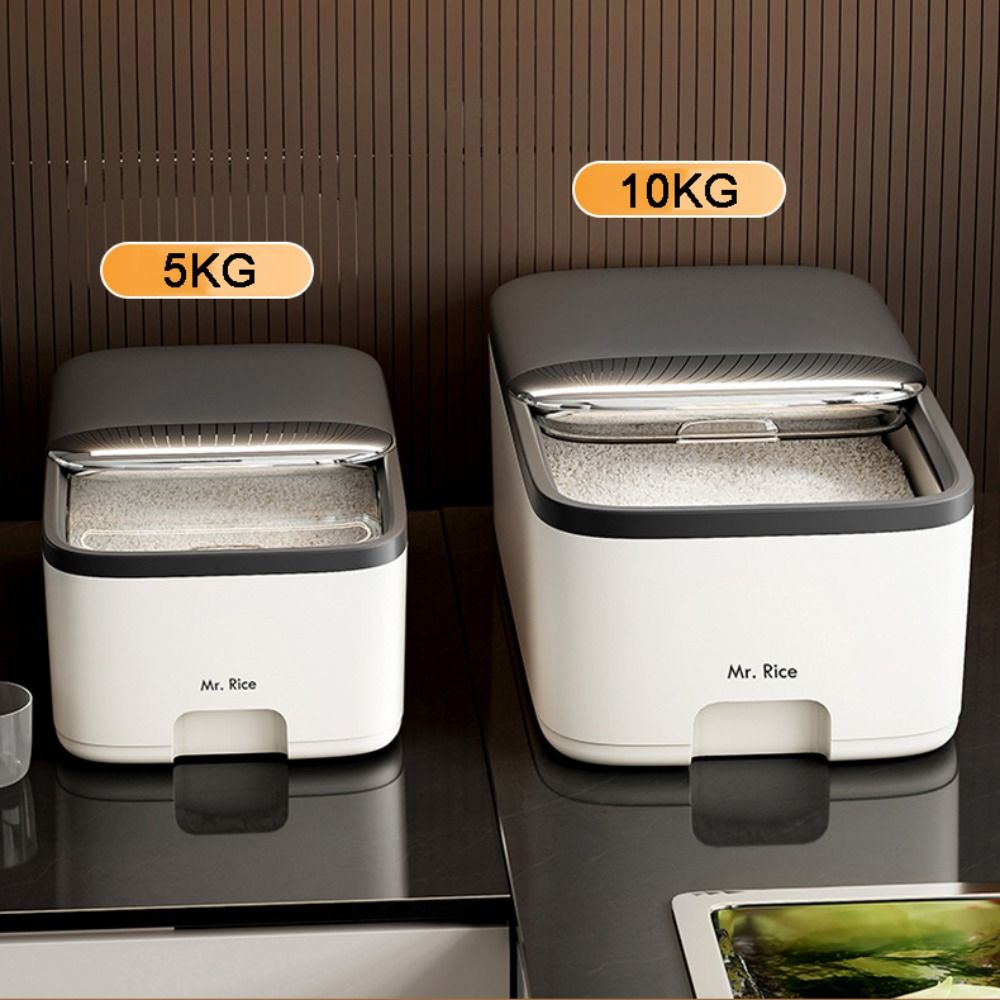 Запечатанная банка с защитой от насекомых, большой емкости, контейнер для зерна, кухонный ящик для хранения риса