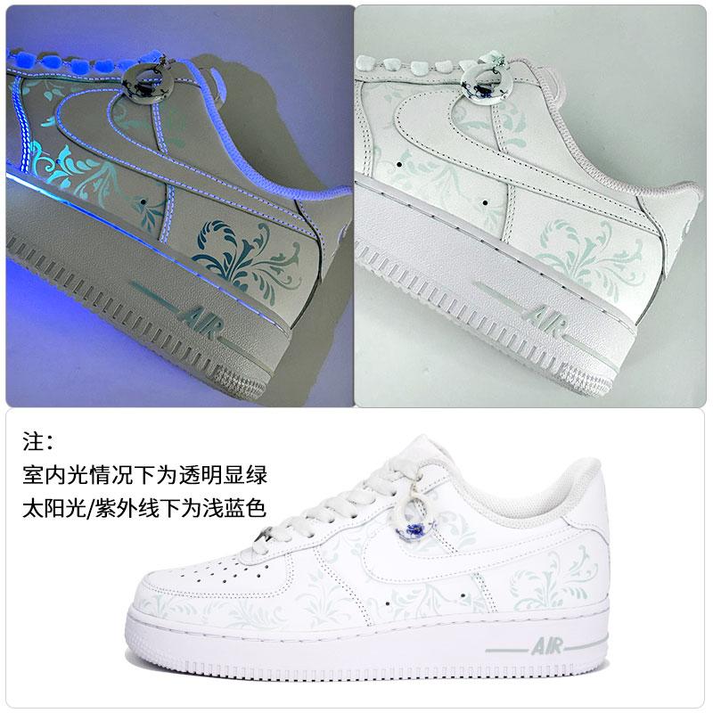 Nike Air Force 1 07 Wan Hua Nong, Теплые Сине-Белые Фарфоровые Нескользящие Низкие Скейтбордические Кроссовки CW2288-111(Команда113-)