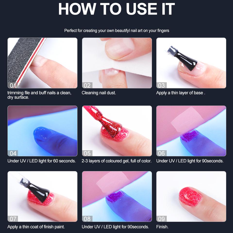 Набор для ногтей MOSKANY с полнофункциональной маникюрной машинкой мощностью 140 Вт с полигелем для ногтей, 10 цветов лака для ногтей, полный набор инструментов для ногтей