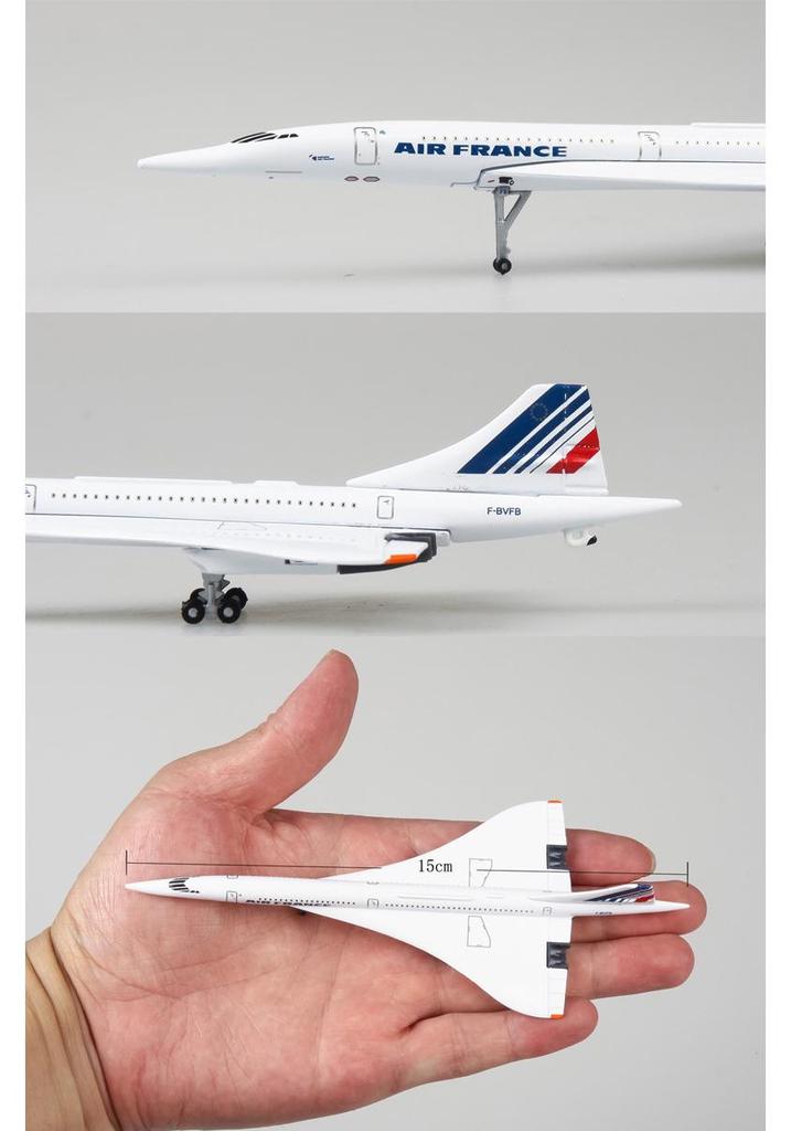 1:Модель Concorde Air France-British Airways в масштабе 200, металлическая - Коллекционный подарок Гражданской авиации
