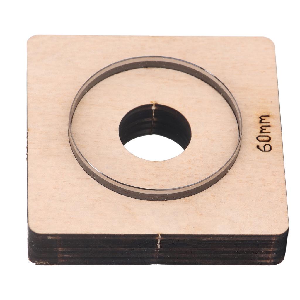 Кожаный штамп для резки диаметром 60 мм, круглая форма, полый, высокопрочный легированный стальной штамп для кожи