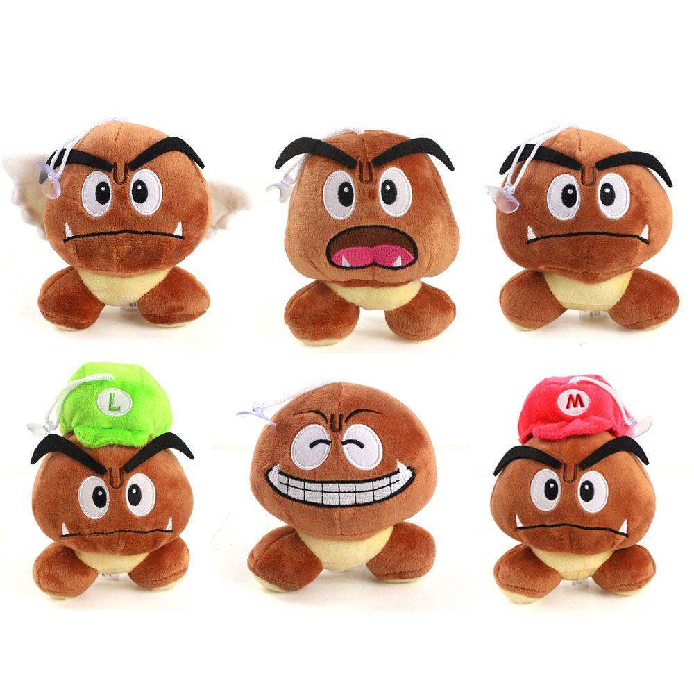 Super Goomba Mario Mushroom Stuffed Toy Plush Plushie Toys Doll Gifts Children