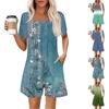 Womens Casual Short Sleeve Jumpsuit Fashion Top Jumpsuit Shorts Rompers With Pockets