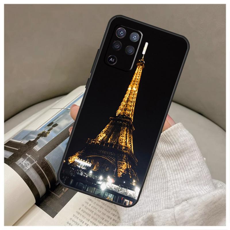 Чехол Paris Eiffel Tower для OPPO A96 A76 A16 A54 A74 A94 A98 A78 A5 A9 A15 A17 A77 A52 A72 A53S A57S A79