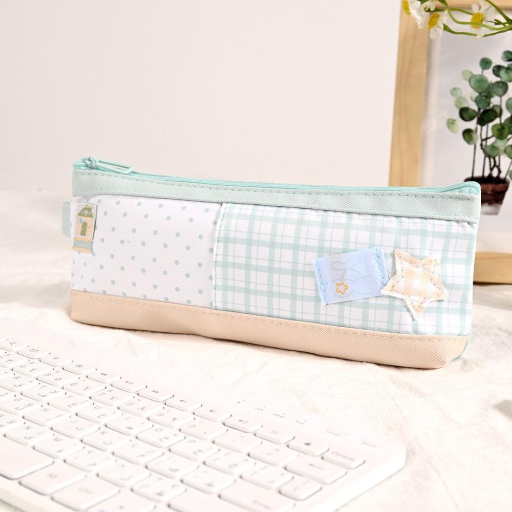 Large Capacity Pencil Storage Case Zipper Closure Cosmetic Organizer Lipstick Case School Supplies