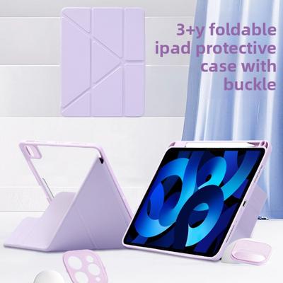 Чехол для iPad 11 Pro с держателем для карандаша для Air 4 5 6 7 3Y Fold 13 дюймов Кожаная обложка подходит для 10,2-дюймового планшета