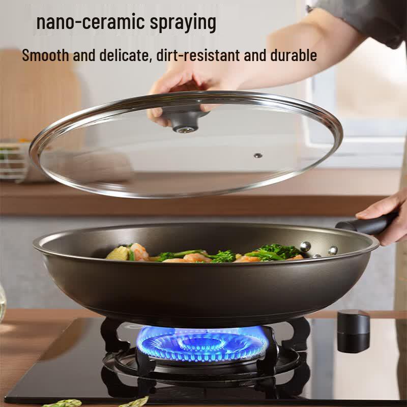 COOKER KING Здоровый II 32 см Керамическая Антипригарная Вок