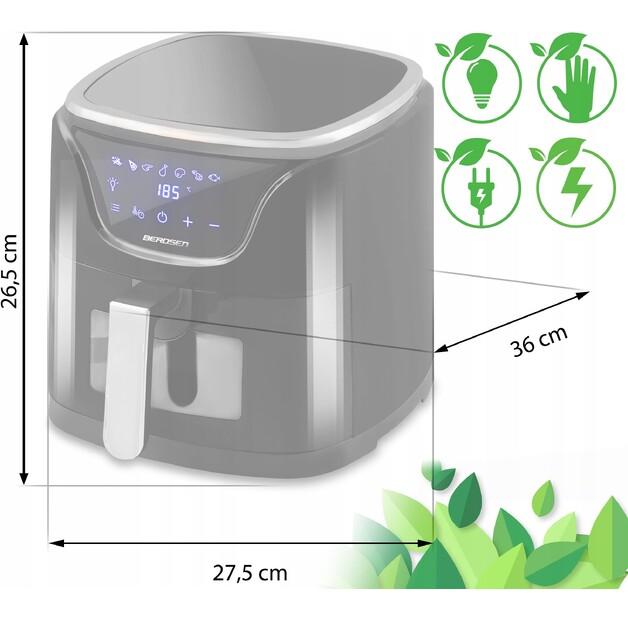 Фритюрница Berdsen BD-652 черный серебристый