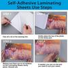 A4/A5/A6 Glossy Film Waterproof Vinyl Sticker New Vinyl Laminating Film  Office&Home Use