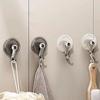 Новые крючки на присоске для ванной и кухни, самоклеящиеся крючки без следов для полотенец/одежды, крючки для душа, многоразовый крючок для одежды