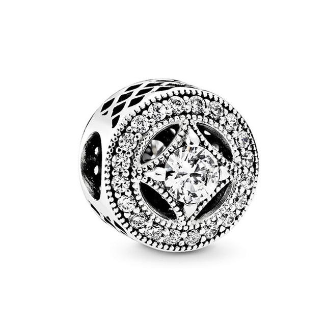 Новый оригинальный 925 серебро сестра семья мама головоломка подвеска из бисера подходит модные подвески серебро 925 браслеты бусины браслет Diy ювелирные изделия