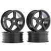 Tamiya Hop Up Options 5 Spoke Wheels 4 Pieces 24mm Width Offset 0 Reinforced Type Touring Car Option Parts 54739 No.1739 OP.1739