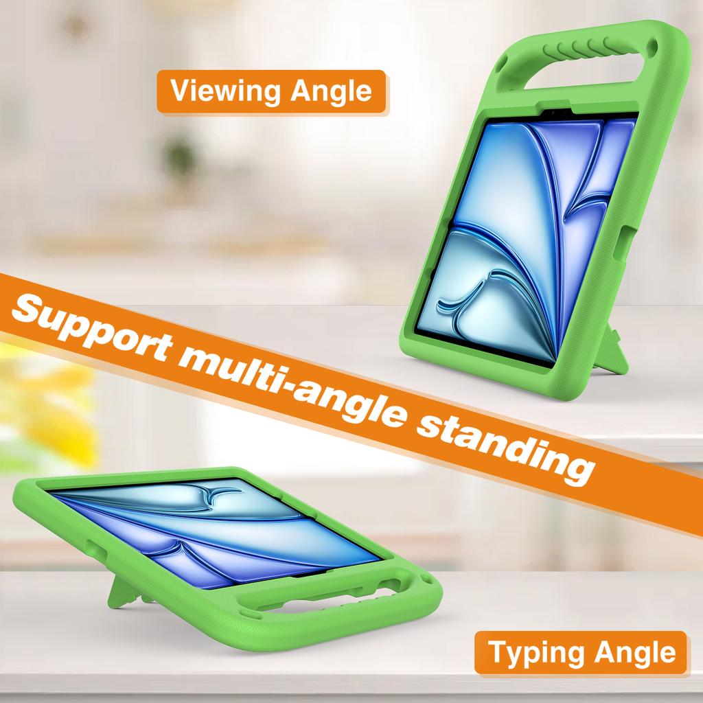 Безопасный для детей планшет EVA для iPad Pro 13 Air 13 2024 A2926 A3007 A2903 A2904 Противоударная подставка Прочный чехол с держателем для карандашей