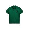 Polo SS23 Bear Letter Logo вышитая рубашка поло с коротким рукавом мужские топы зеленые MNPOKNI1N820602-300