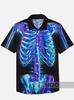 TEMU1116 European and American new fashion trend versatile men's Hawaiian shirt casual 1D printing short sleeve